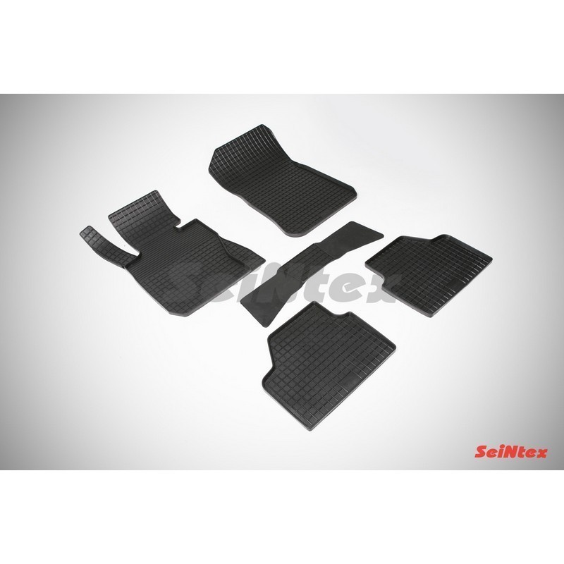 Коврики резиновые с рисунком "Сетка" BMW X1 E-84 2009-2015 (комплект) SEINTEX 85345