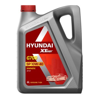 HYUNDAI Xteer G700 10W-40 SP Масло моторное (6л) 1061014