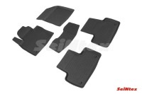 SEINTEX Коврики VOLVO XC 60 II с высоким бортом (комплект) 89775 (2018-) + перемычка