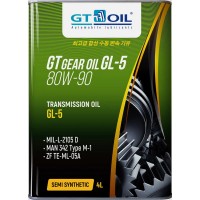 GT OIL GEAR OIL GL-5 80W-90 Масло трансмиссионное (4л) 8809059407837