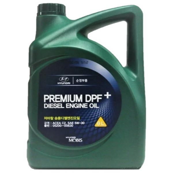 Масло моторное Hyundai Mobis Premium DPF Diesel 5W-30 C3 (6л) 0520000630