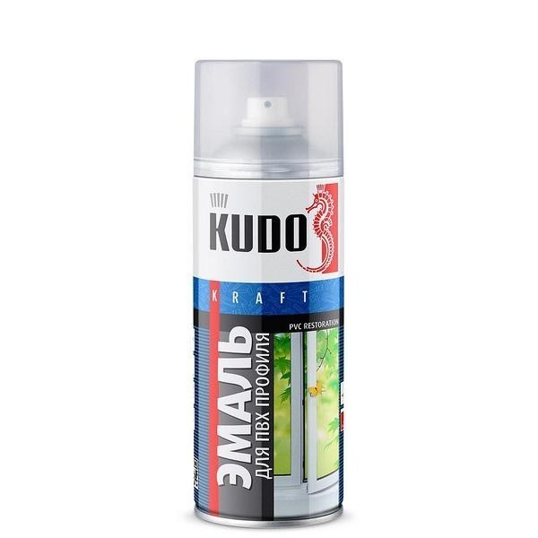 Эмаль для ПВХ профиля Белая (520мл) KUDO KU6101