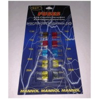 9502 Mannol ATN Fuse Штекерные предохранители (mini) (комплект 10 шт)