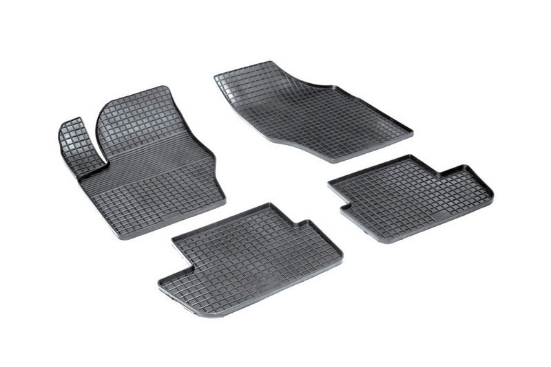 Коврики резиновые с рисунком "Сетка" PEUGEOT 307 2001-2008 (комплект) SEINTEX 00541