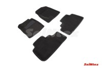 SEINTEX Ворсовые 3D коврики HAVAL F7 черные (комплект) 92728