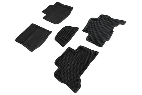 Коврики 3D EVA "РОМБ" Toyota Land Cruiser Prado 150 2009-2013 черные (комплект) 95350 SEINTEX