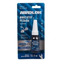 ABRO Фиксатор резьбовых соединений удаляемый синий 10 мл ABRO MASTERS TL-010-BL-RW