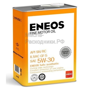 Масло моторное ENEOS FINE MOTOR OIL SN 5W-30 (4л) 4943589134833