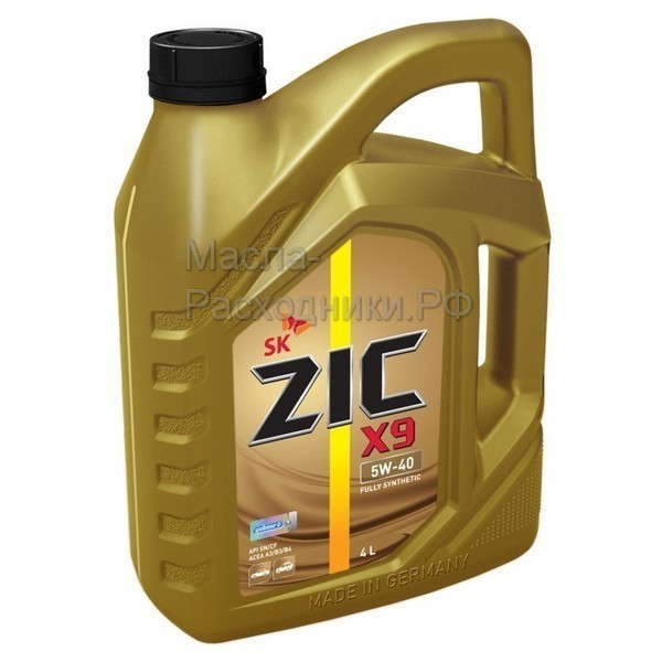 Масло моторное Zic X9 5W-40 SN/CF (4л) 162902