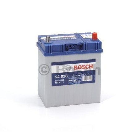 BOSCH Аккумулятор S4 12V 40Ah 330A (-/+) узкие клеммы 0092S40180