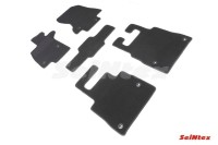 SEINTEX Ворсовые коврики LUX LEXUS LS500 AWD (комплект) 89878 (2017-) + перемычка