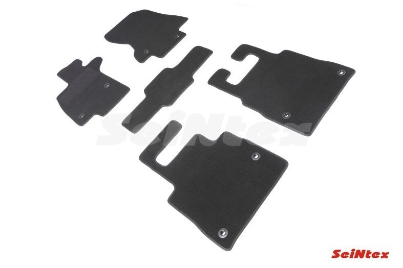 SEINTEX Ворсовые коврики LUX LEXUS LS500 AWD (комплект) 89878 (2017-) + перемычка
