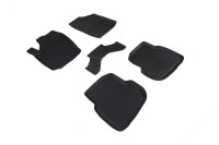 SEINTEX Коврики VW POLO SEDAN с высоким бортом (комплект) 91379 (2019-) + перемычка