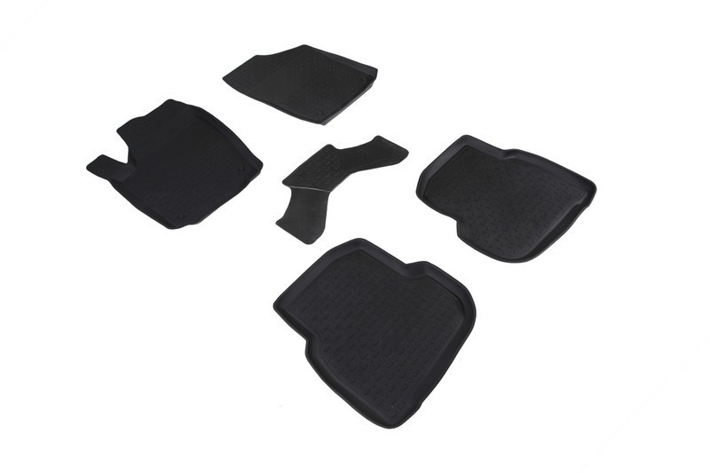 SEINTEX Коврики VW POLO SEDAN с высоким бортом (комплект) 91379 (2019-) + перемычка