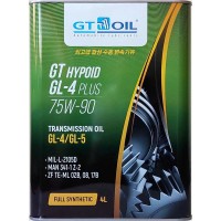 GT OIL HYPOID SYNT GL-4 Plus 75W-90 Масло трансмиссионное (4л) 8809059407998