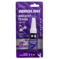 ABRO Фиксатор резьбовых соединений удаляемый фиолетовый 10 мл ABRO MASTERS TL-010-PU-RW