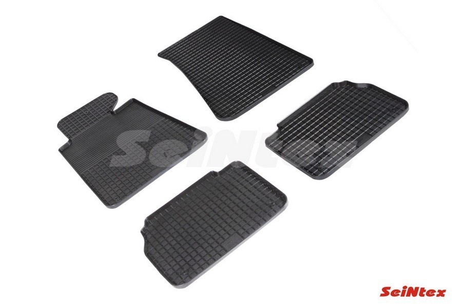Коврики резиновые с рисунком "Сетка" BMW 5 Ser E-34 2WD 1987-1996 (комплект) 95648 SEINTEX