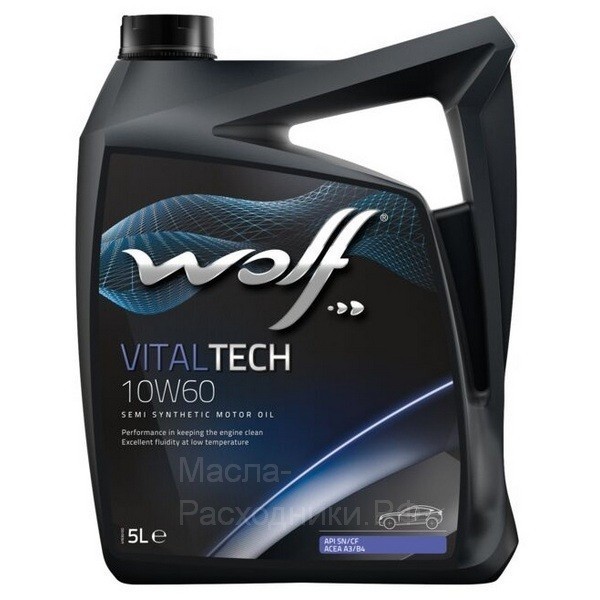 WOLF VITALTECH 10W-60 Масло моторное (5л) 8314926