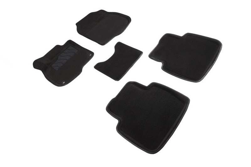 SEINTEX Ворсовые 3D коврики HONDA CRV V 2016- черные (комплект) 89230