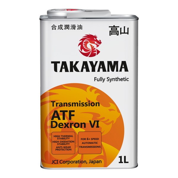 Масло трансмиссионное TAKAYAMA ATF Deхron VI (1л) 605608