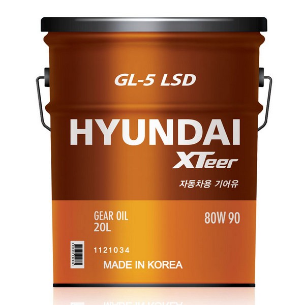 Масло трансмиссионное HYUNDAI XTEER Gear Oil-5 80W-90 LSD (20л) 1121034