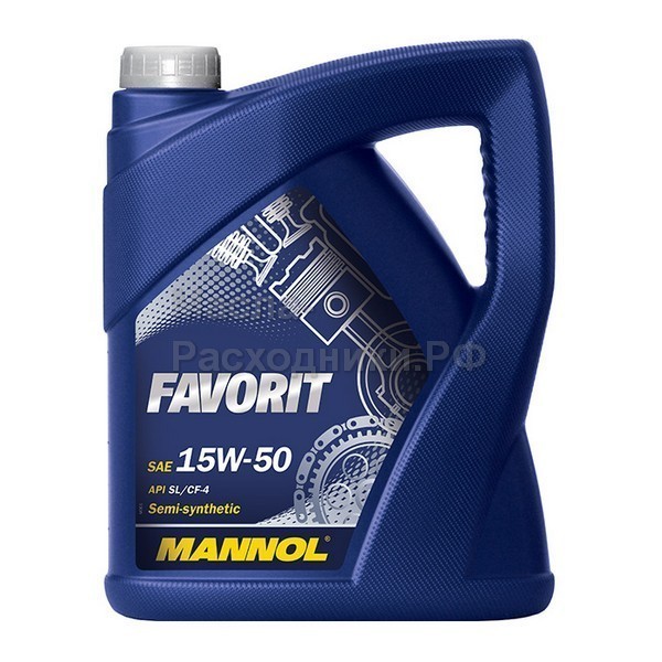 Масло моторное Mannol Favorit 15W-50 (5л) 1135