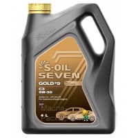 Масло моторное S-oil SEVEN GOLD9 SN/CF PAO C3-16 5W-30 (4л) E107742 DRAGON