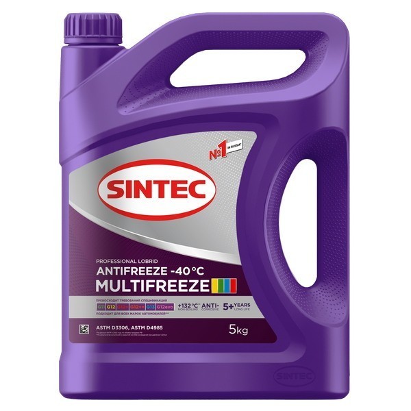 Антифриз A-40 Sintec MULTI FREEZE (5кг) 990562
