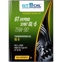 GT OIL HYPOID SYNT GL-5 75W-90 Масло трансмиссионное (4л) 8809059407875