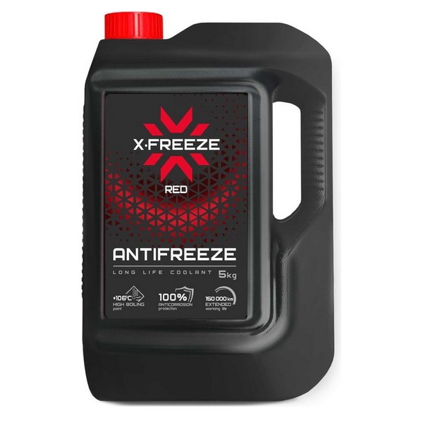 Антифриз X-FREEZE Red (красный) (5кг) 430206074