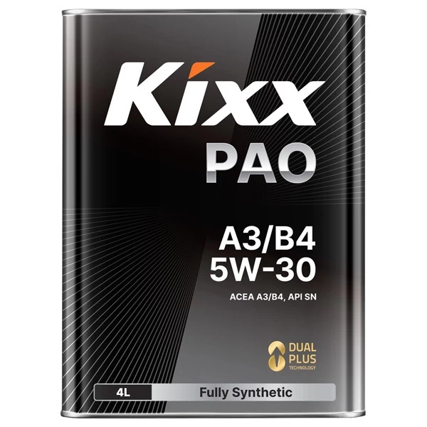 Масло моторное 5W-30 Kixx PAO SN A3/B4 (4л) L209044TR1