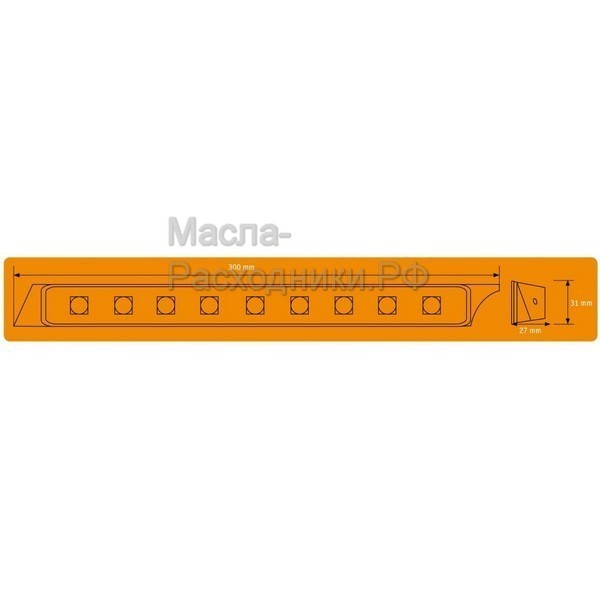 Дневные ходовые огни 0,5Вт*18LED AIRLINE ADRL05W1805