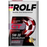 Масло моторное 5W-30 ROLF GT A5/B5 SL/CF (4л) 323150
