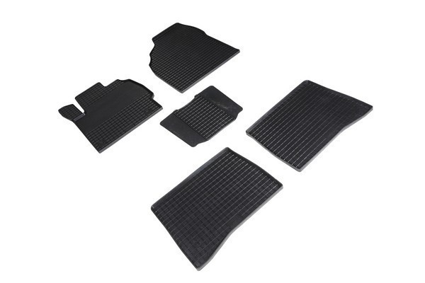 Коврики резиновые "Сетка" Toyota Prius III XW 30 (правый руль) 2009-2015 (комплект) SEINTEX 96850