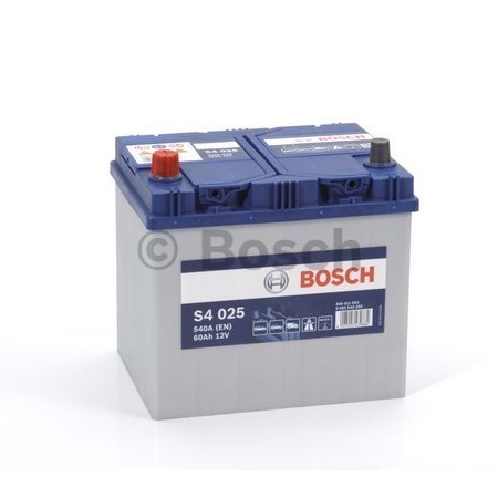 BOSCH Аккумулятор S4 12V 60Ah 540A (+/-) 0092S40250