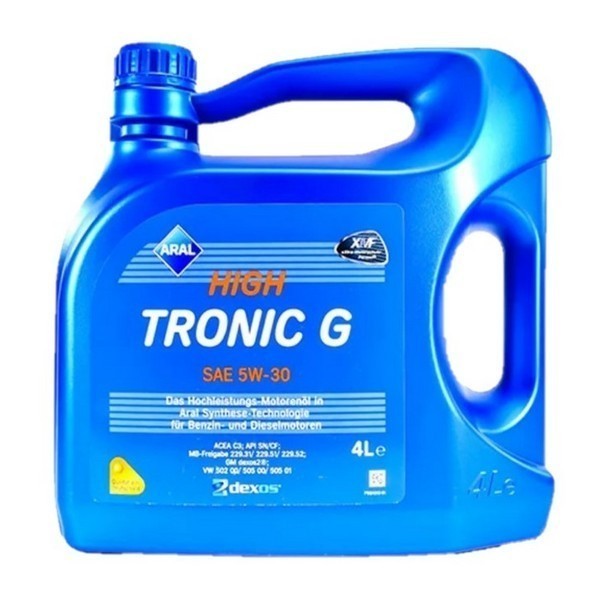 Масло моторное ARAL HighTronic G 5W-30 (4л) 158EE4