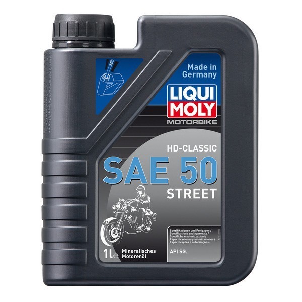 Масло моторное LIQUI MOLY Motorbike HD-Classic Street 50 (1л) 1572