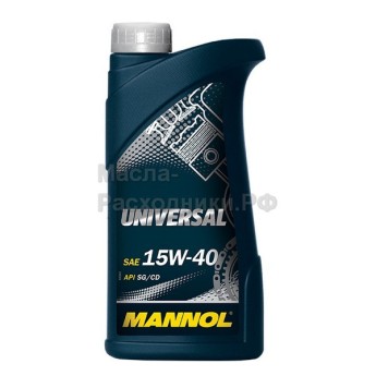 Масло моторное Mannol Universal 15W-40 (1л) 1220