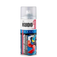 Грунт-эмаль для пластика 6001 KUDO (Серая) 520 мл KU6001
