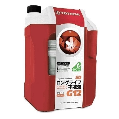 Антифриз TOTACHI Long Life Antifreeze 50 (красный) G12, -37 гр. С (2л) 4562374691735