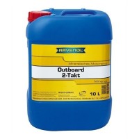 Масло моторное для лодочных моторов RAVENOL Outboardoel 2T Mineral (10л) 115320001001999