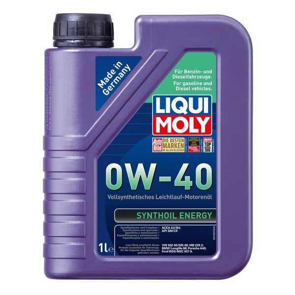 Масло моторное Liqui Moly Synthoil Energy 0W-40 (1л) 1922