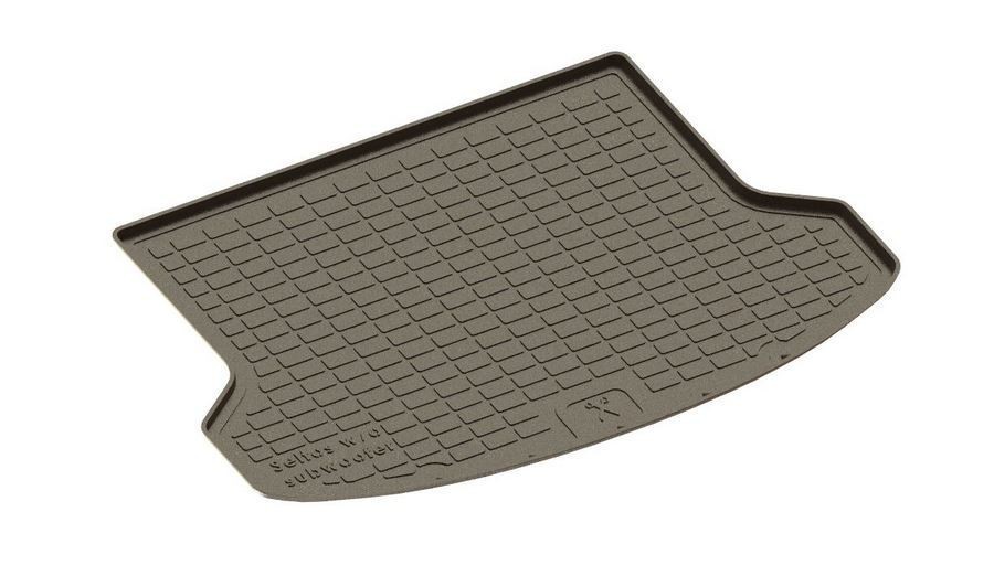 Коврик в багажник KIA Seltos без сабвуф 2019-н.в. черный (полимерный) (шт) 95817 SEINTEX