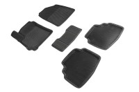 Коврики 3D EVA "СОТА" KIA Seltos 2019-н.в. черные (комплект) 95406 SEINTEX