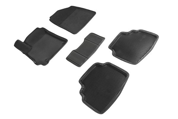 Коврики 3D EVA "СОТА" KIA Seltos 2019-н.в. черные (комплект) 95406 SEINTEX