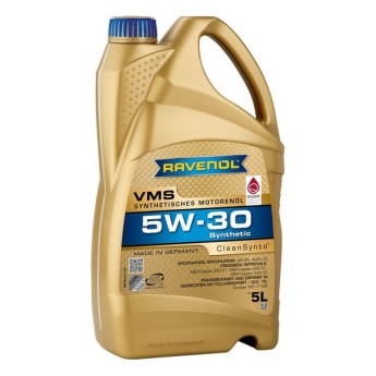Масло моторное Ravenol 5W-30 VMS (5л) SNC3 MB22951/22952/22931 111114400501999