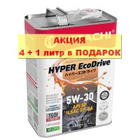 Масло моторное TOTACHI HYPER EcoDrive Fully Synthetic SP/GF 6A 5W-30 (4л + 1л) 1F6A4