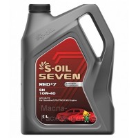 Масло моторное S-oil SEVEN RED7 SN 10W-40 (6л) E107696 DRAGON