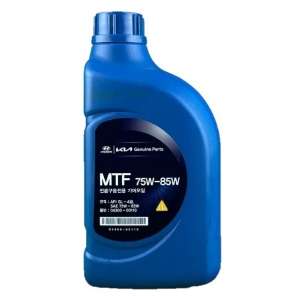 Масло трансмиссионное Hyundai-KIA MTF 75W-85 GL-4 (1л) / 04300-00110