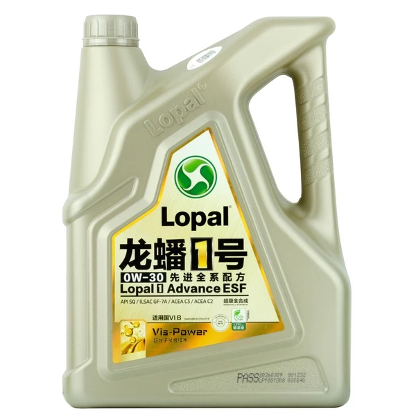 Масло моторное Lopal 1 Advance ESF 0W-30 SQ C2/C3 GF-7A (4л) LPL31856